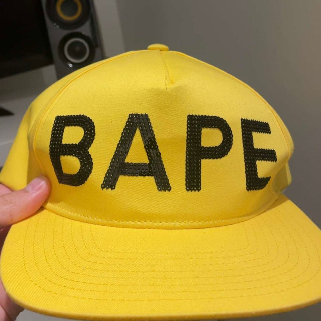 Bape caps gul