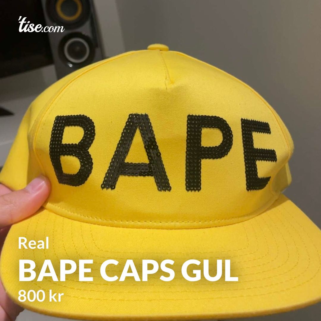 Bape caps gul