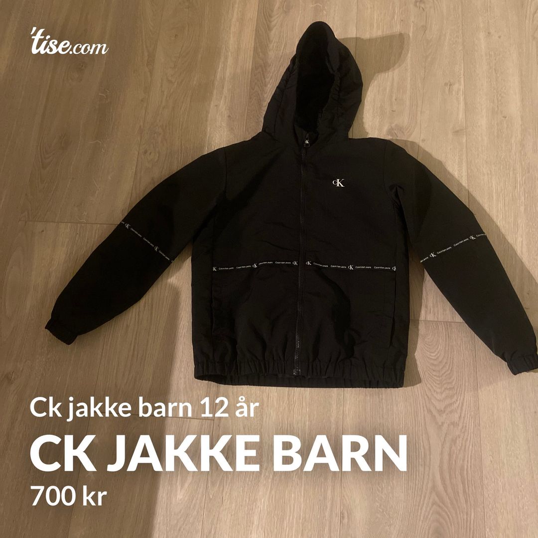 Ck jakke barn