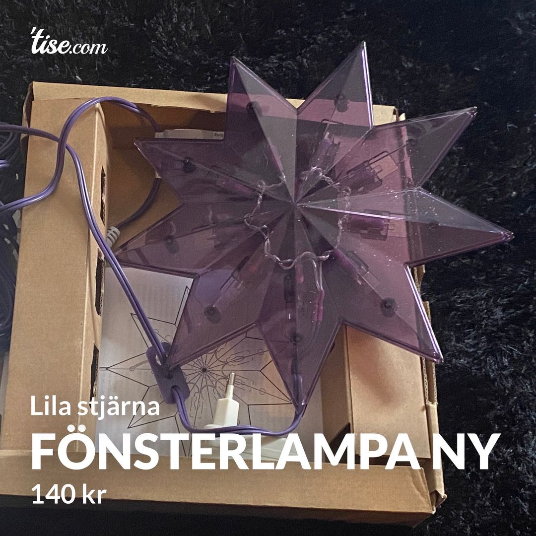 Fönsterlampa ny