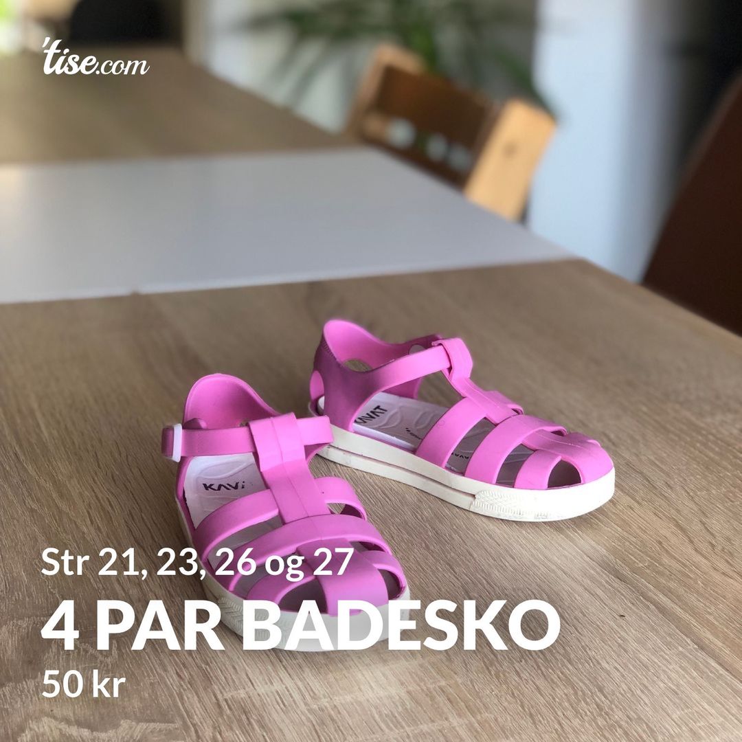 4 par badesko