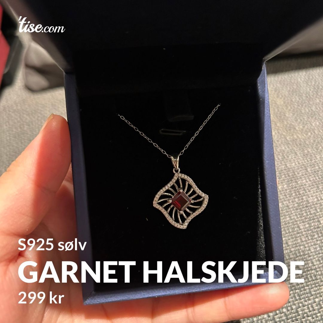 Garnet halskjede