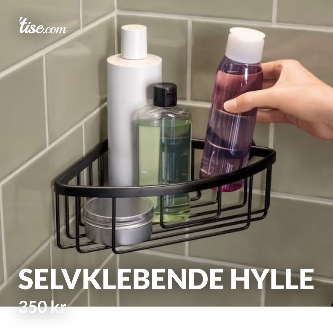 selvklebende hylle