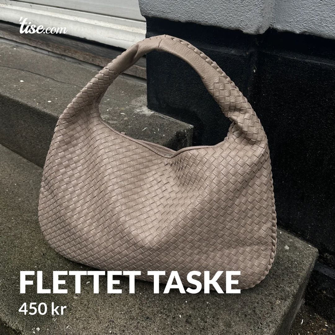 Flettet taske