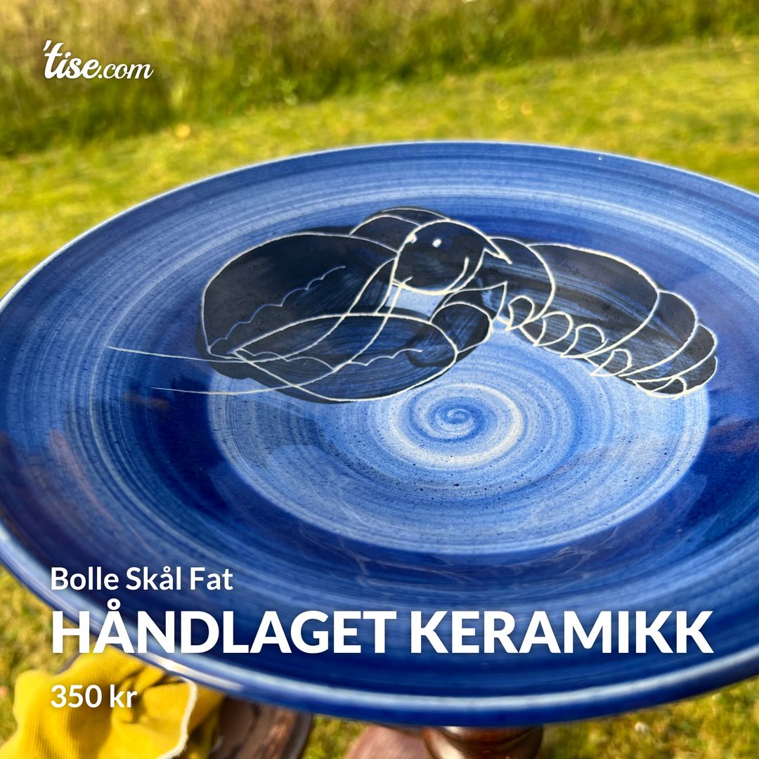 Håndlaget keramikk