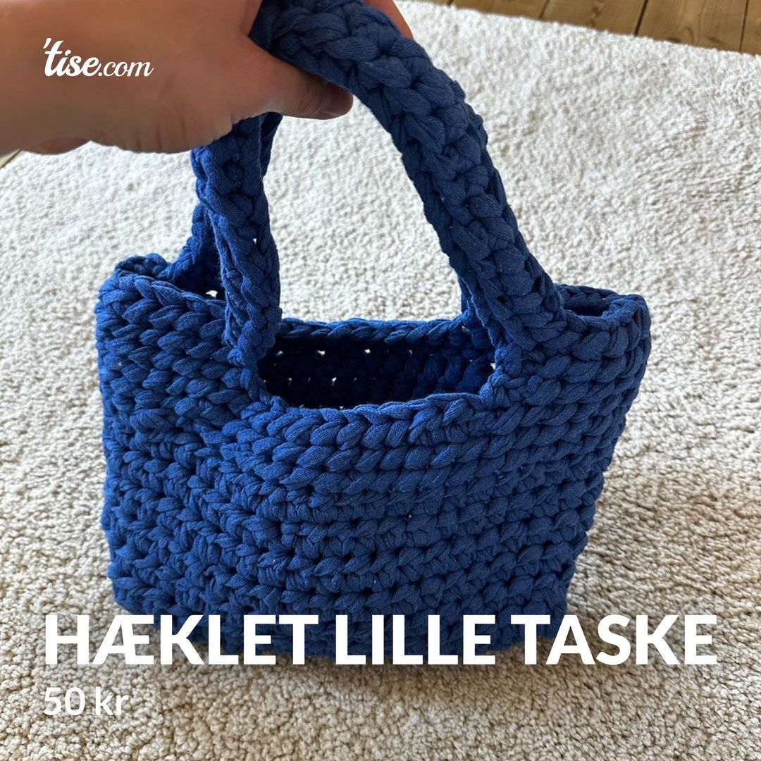 Hæklet lille taske