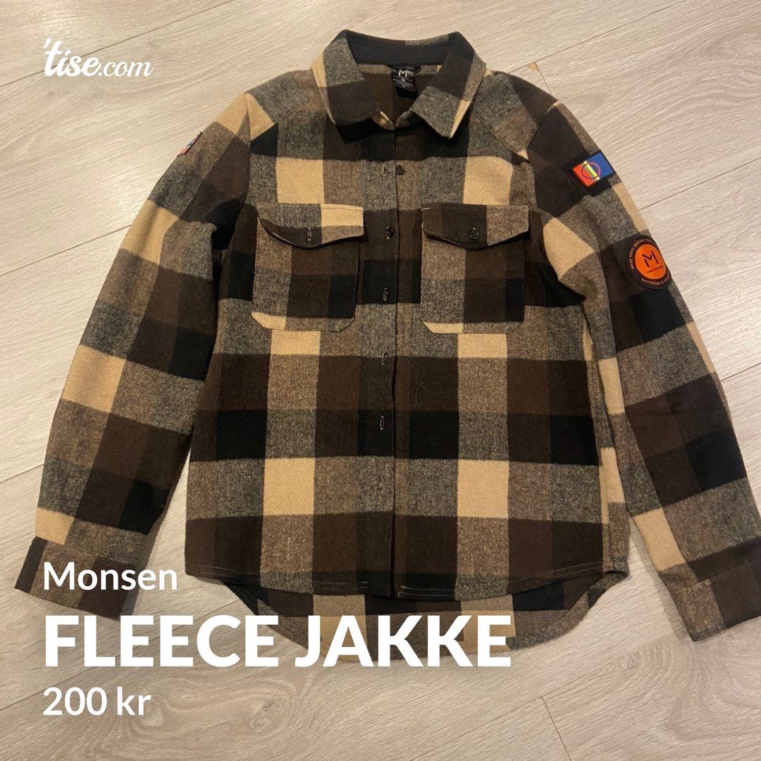 Fleece jakke