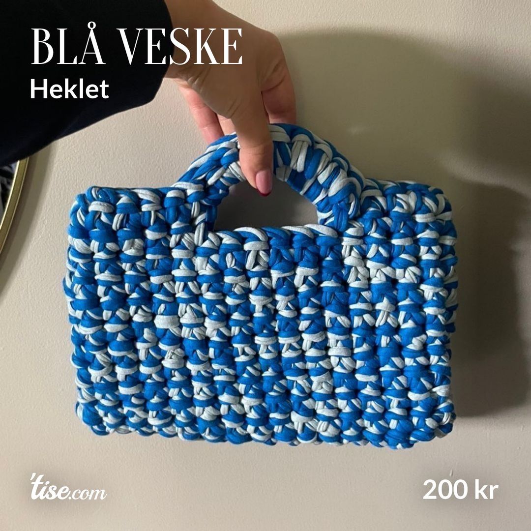 Blå veske