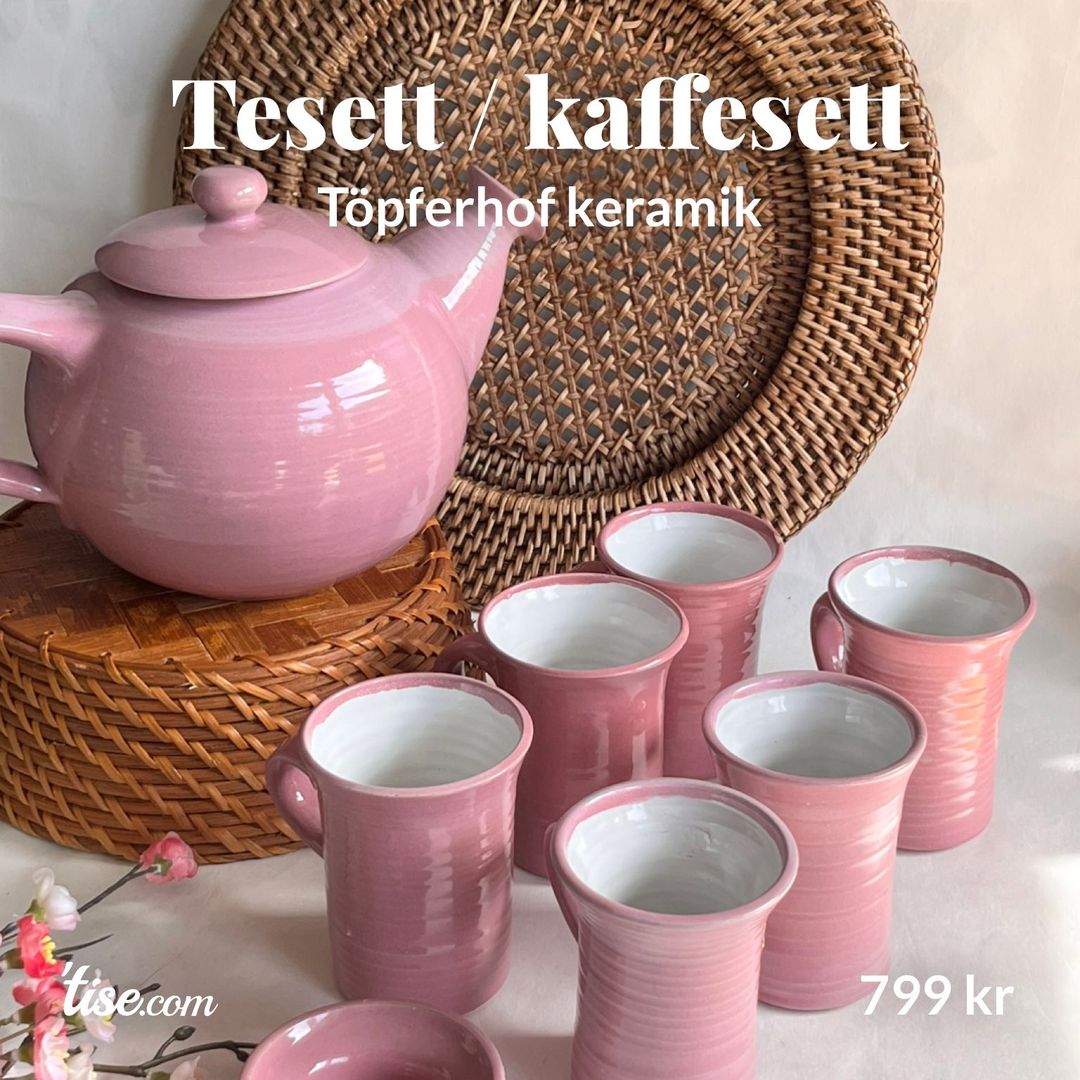 Tesett / kaffesett