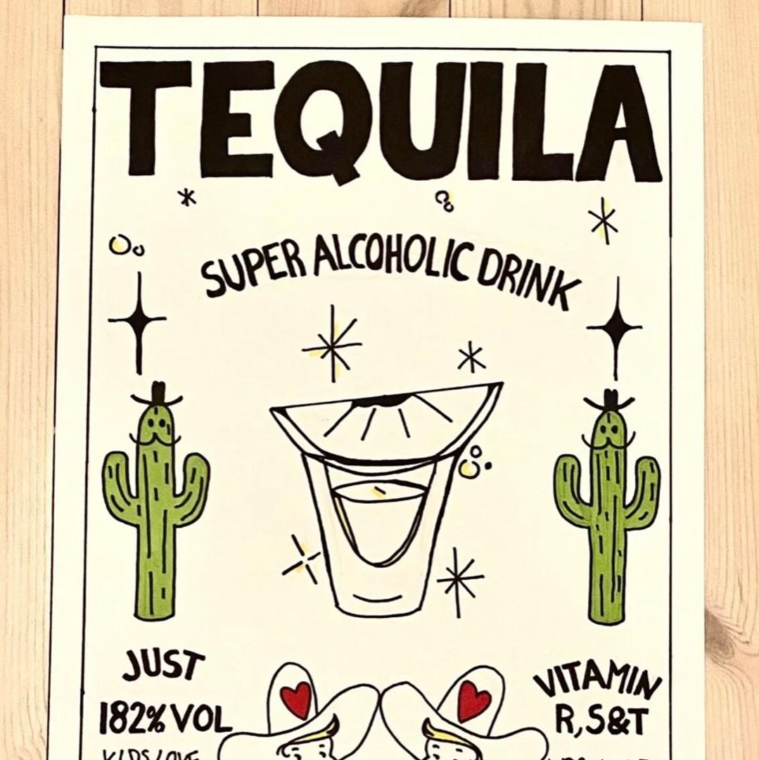 Tequila painting