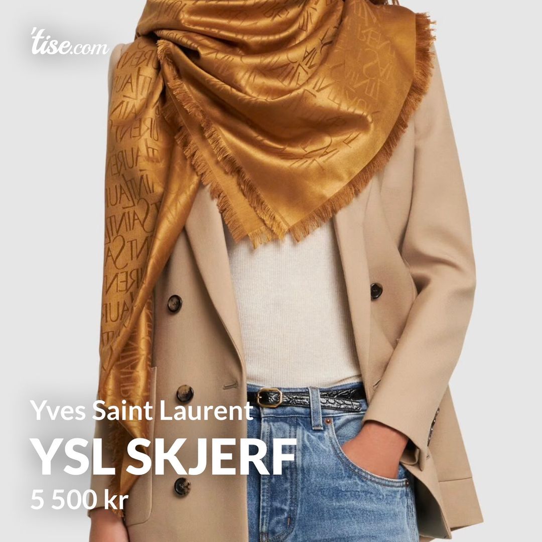 YSL skjerf