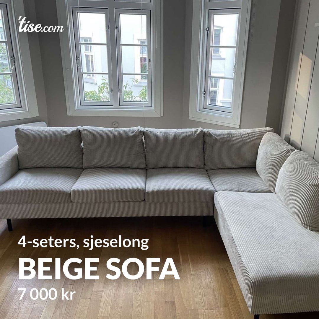 Beige Sofa