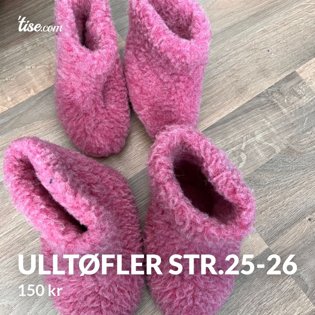 Ulltøfler str25-26