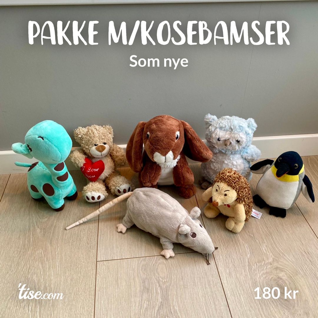 Pakke m/kosebamser