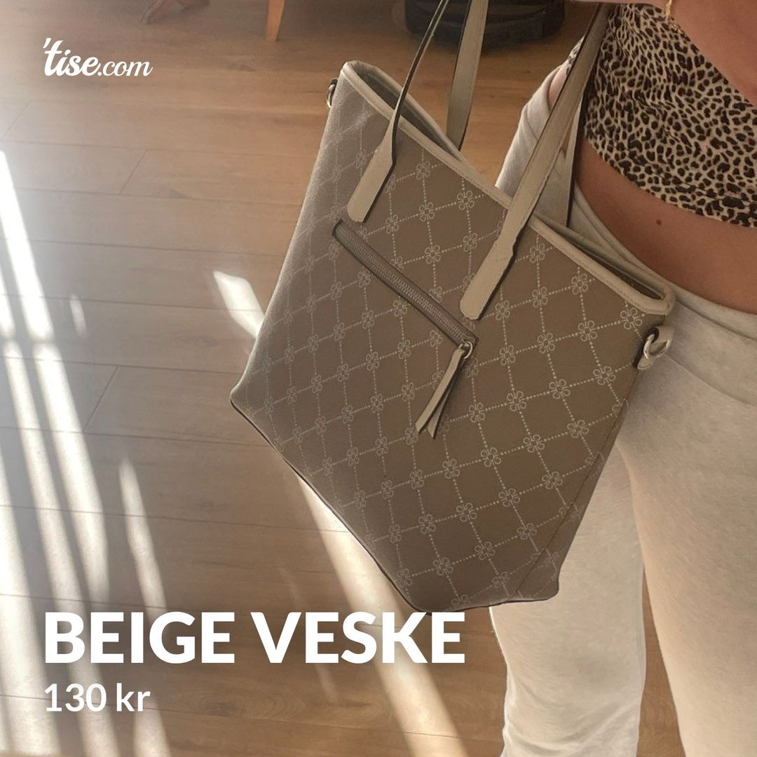 Beige veske