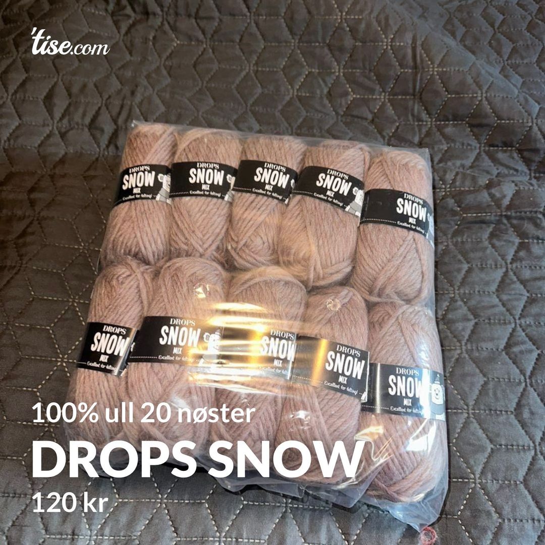 Drops snow