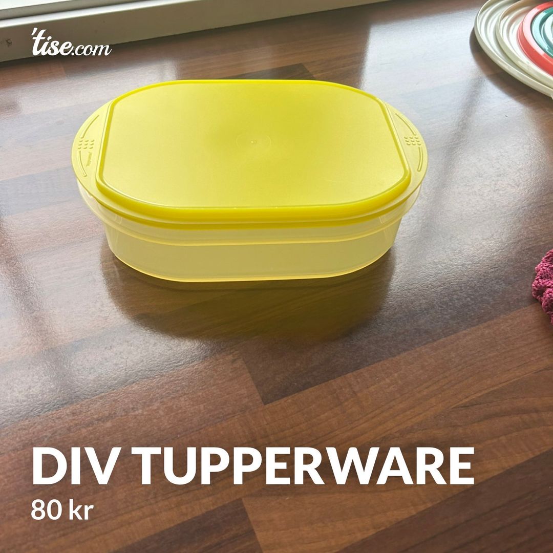 Div Tupperware