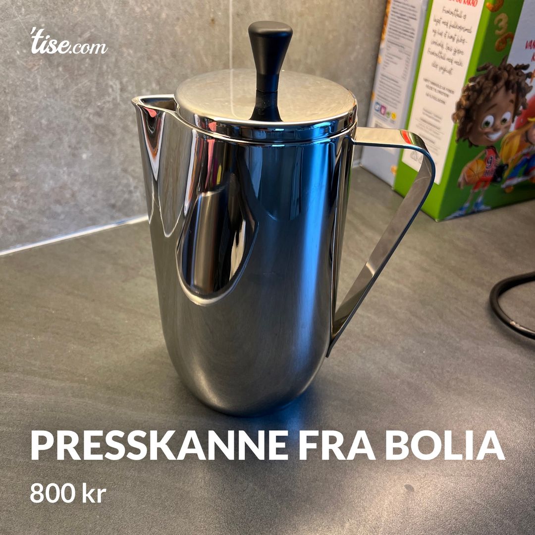 Presskanne fra Bolia