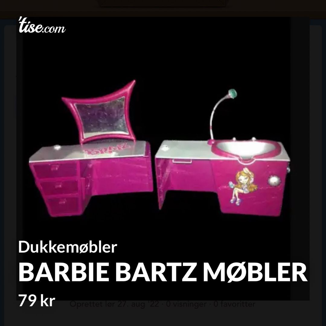 Barbie bartz møbler