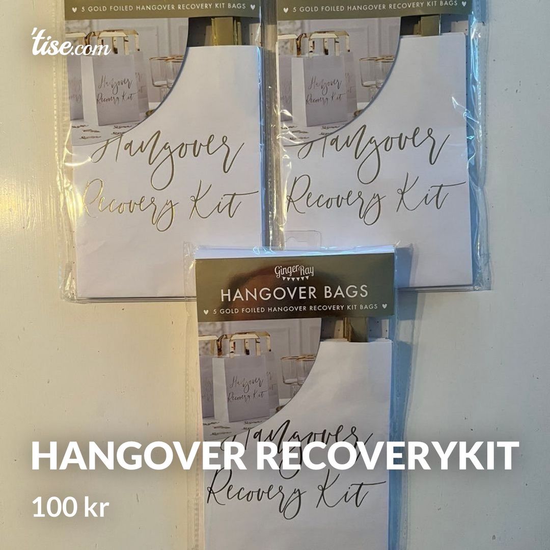 Hangover recoverykit