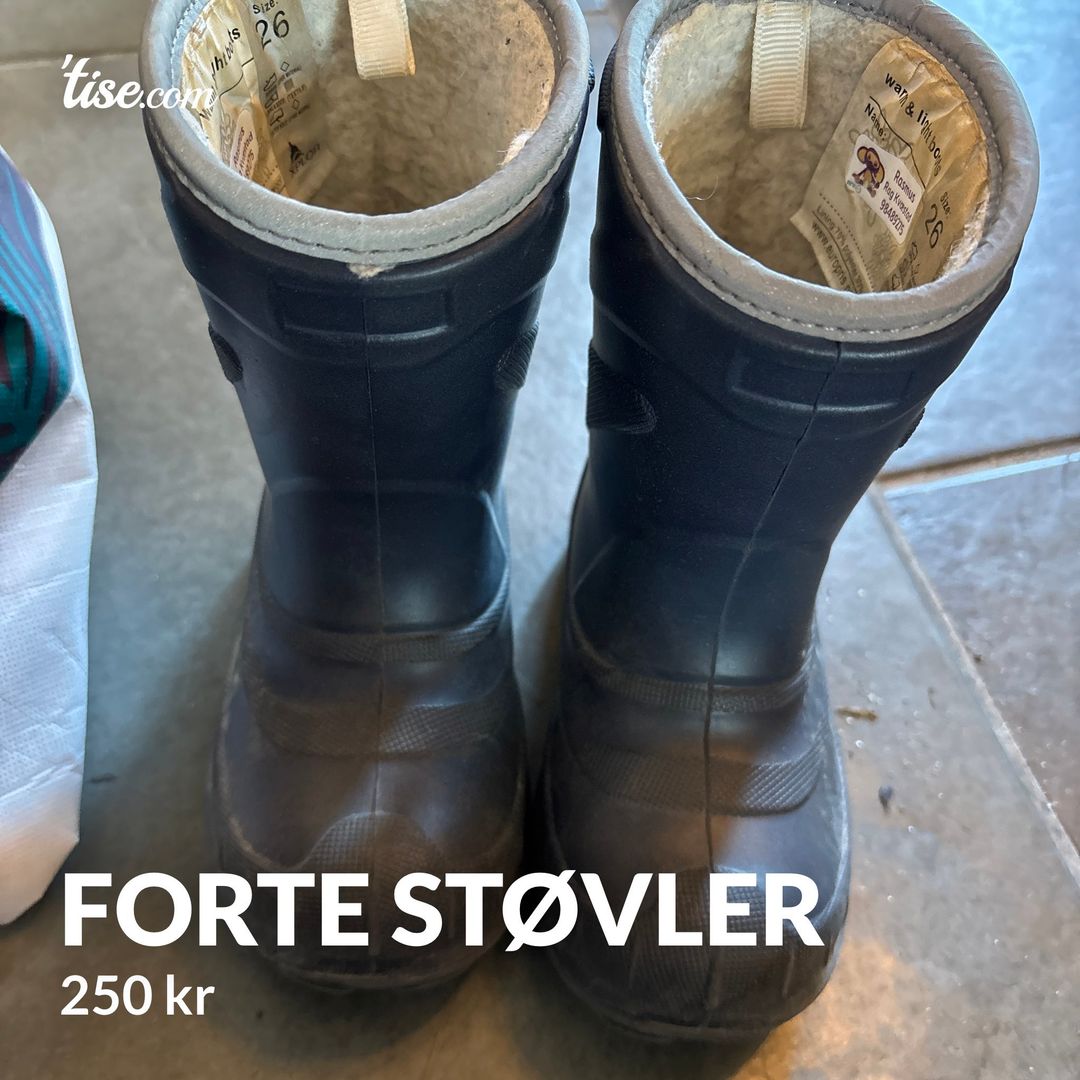 Forte støvler