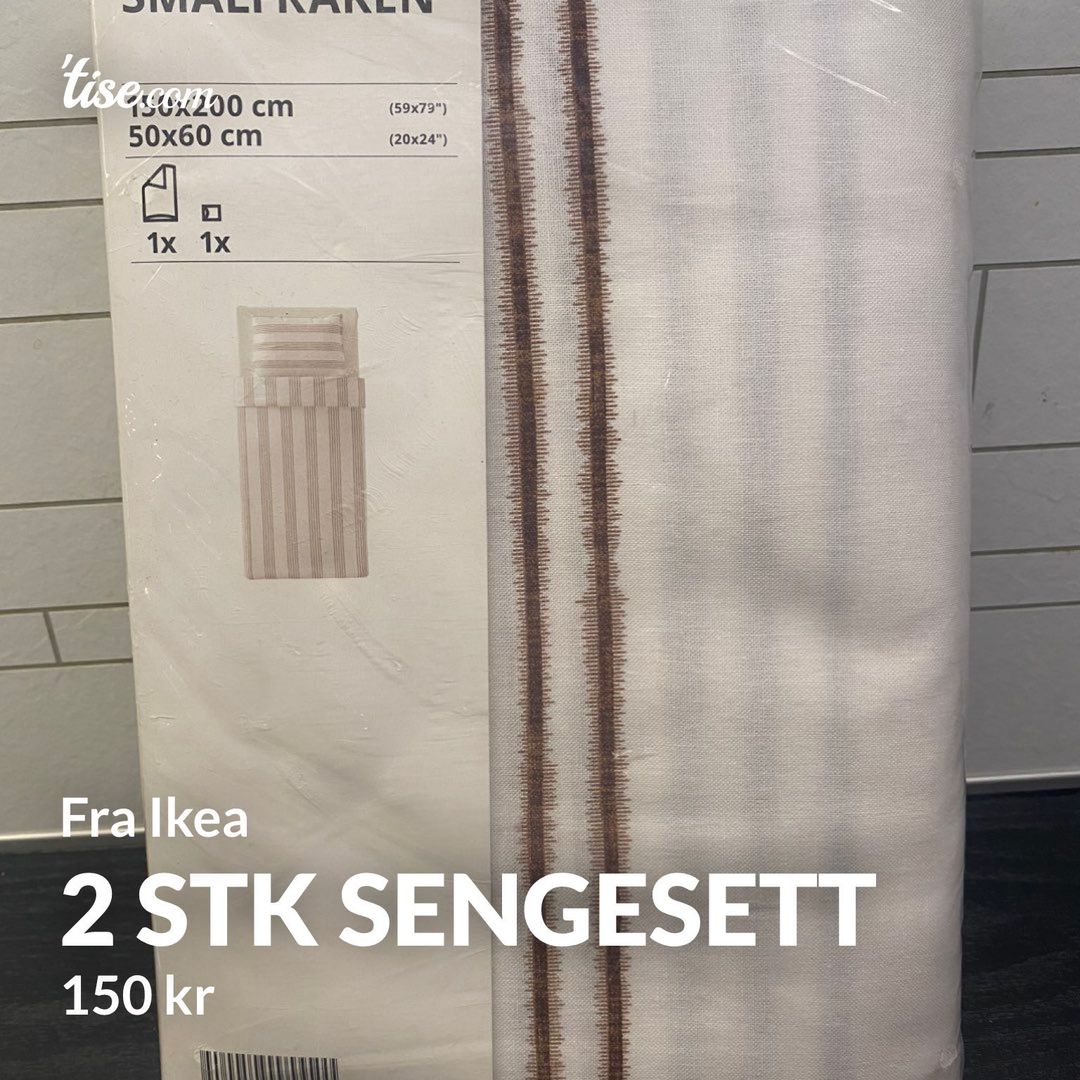 2 stk sengesett