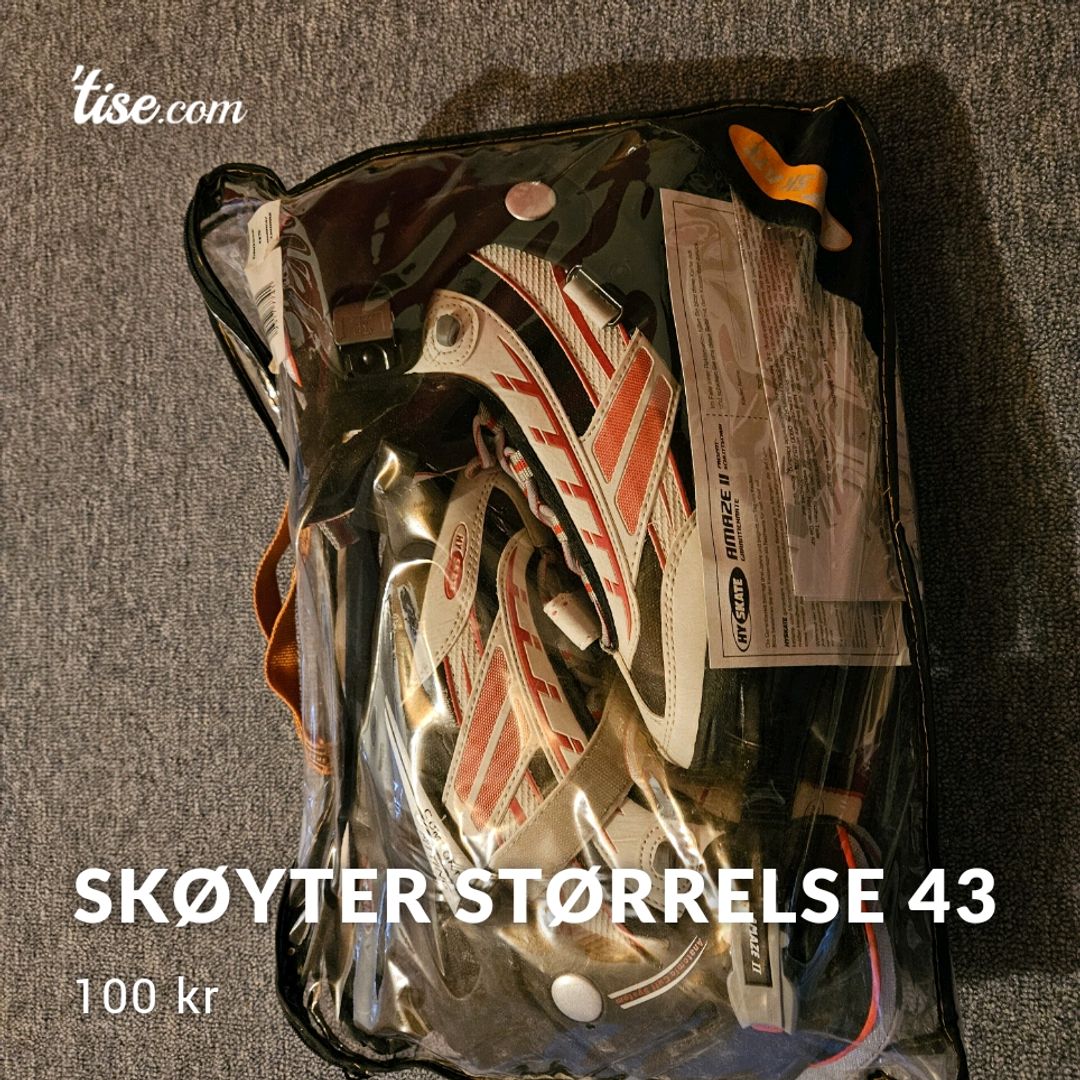 Skøyter Størrelse 43