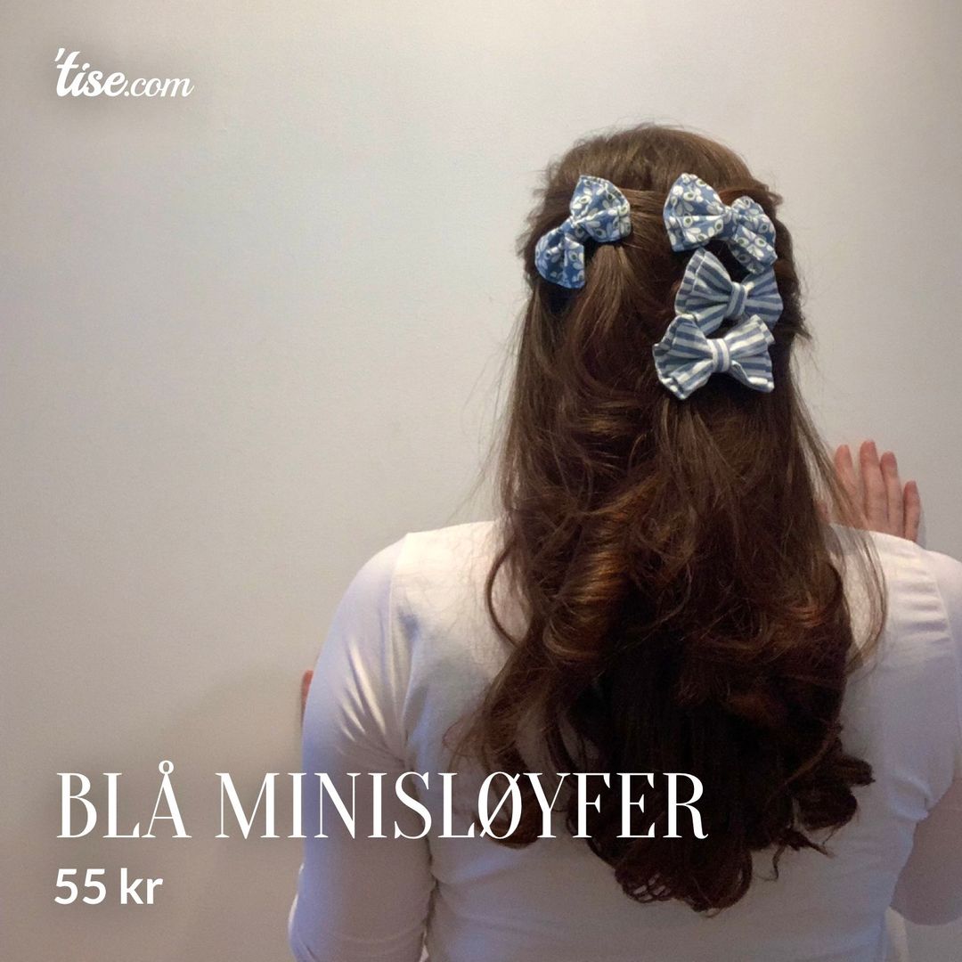 Blå minisløyfer