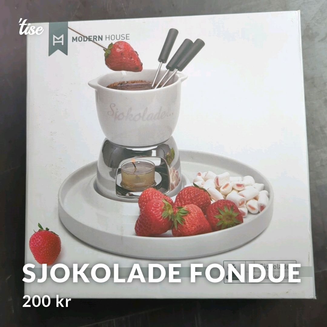 Sjokolade fondue