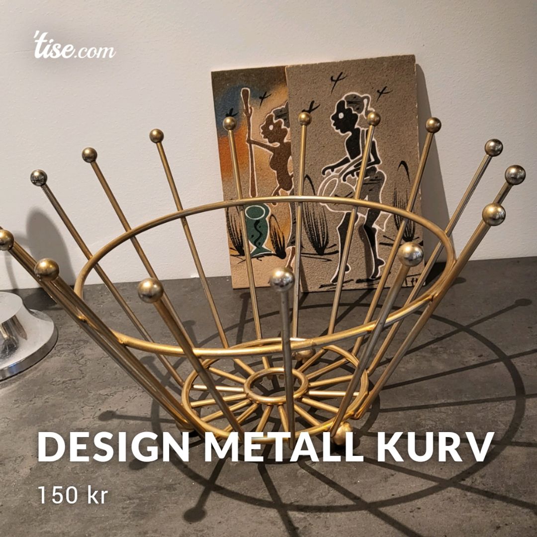 Design Metall Kurv