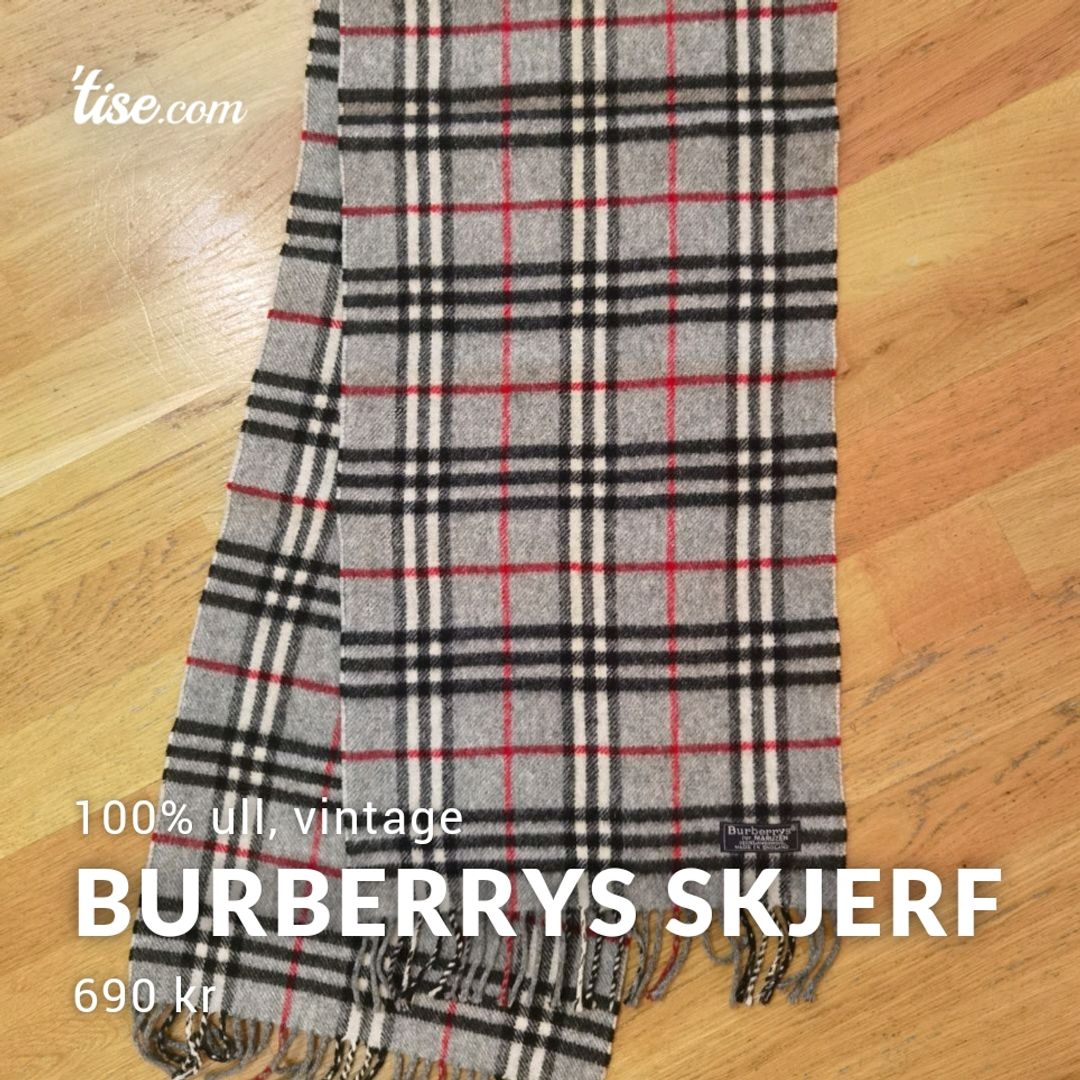 Burberrys Skjerf