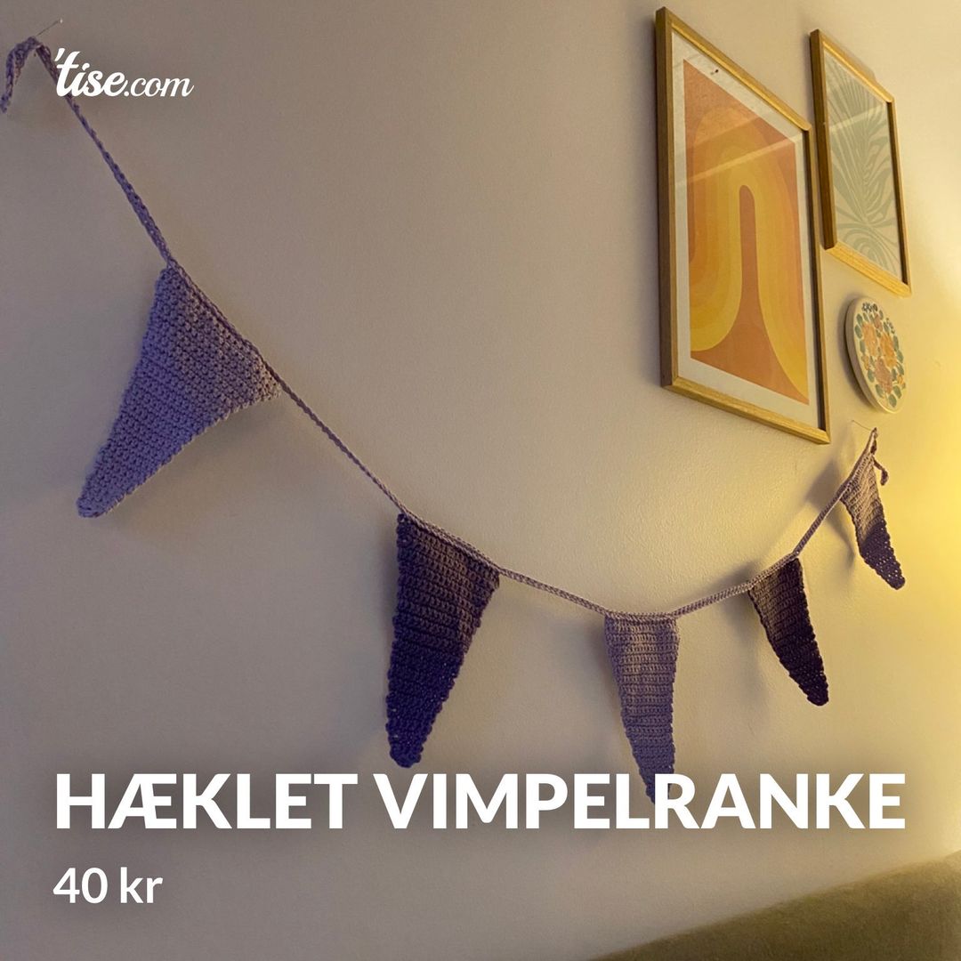 Hæklet Vimpelranke