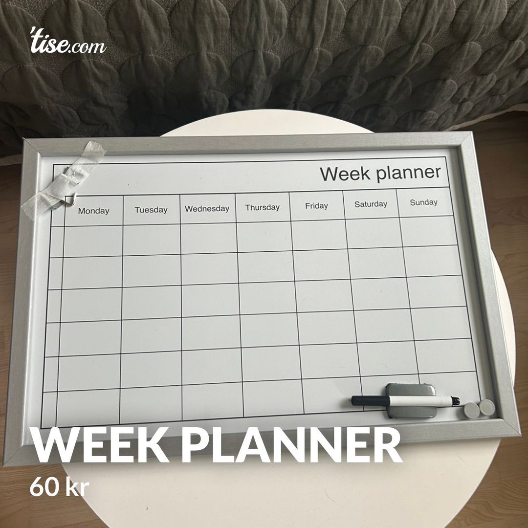 Week planner