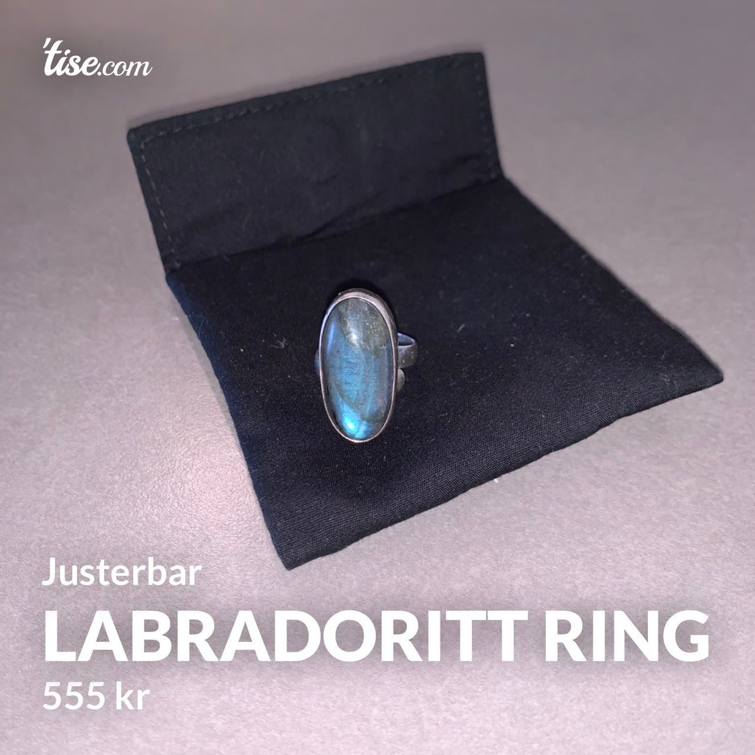 Labradoritt ring