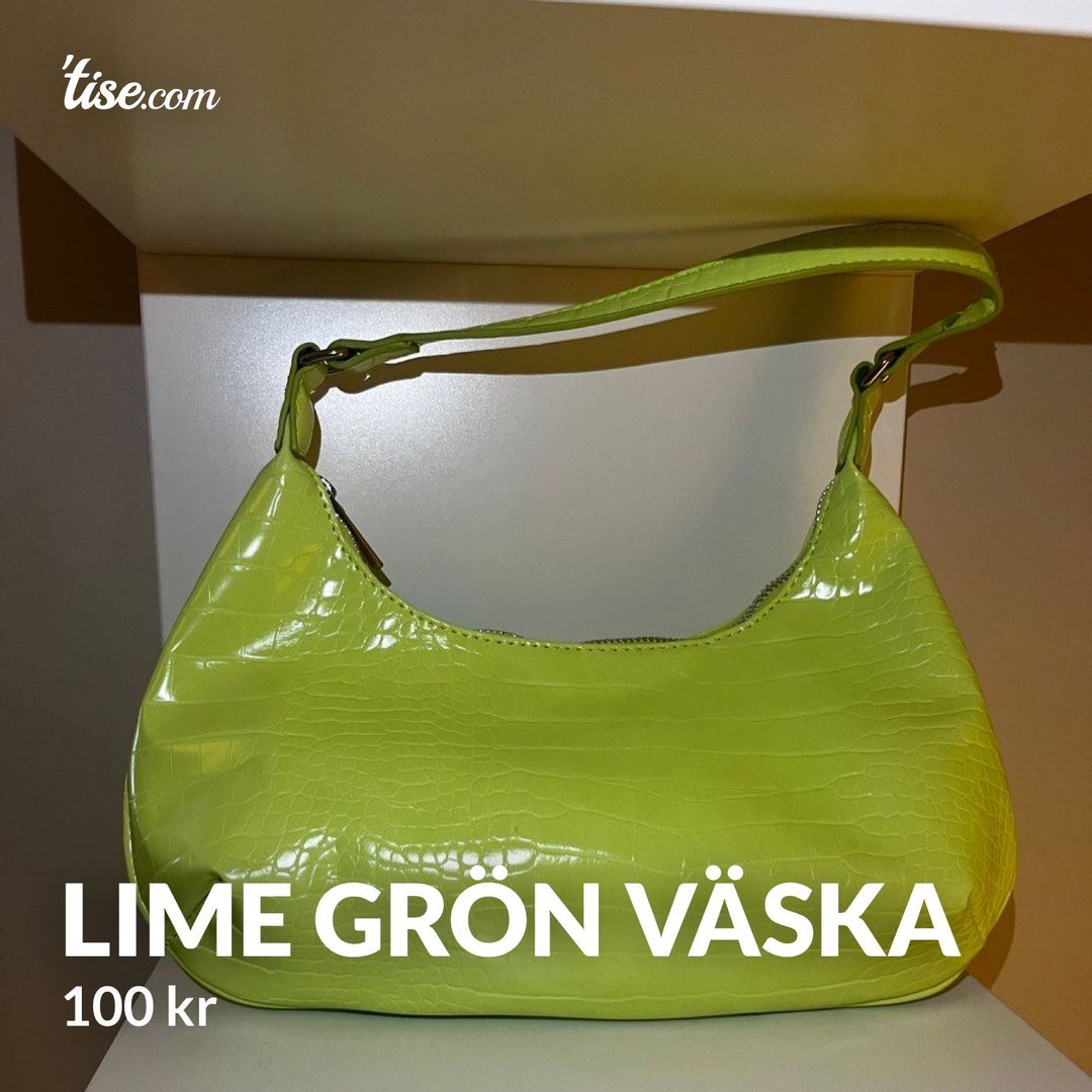 Lime grön väska