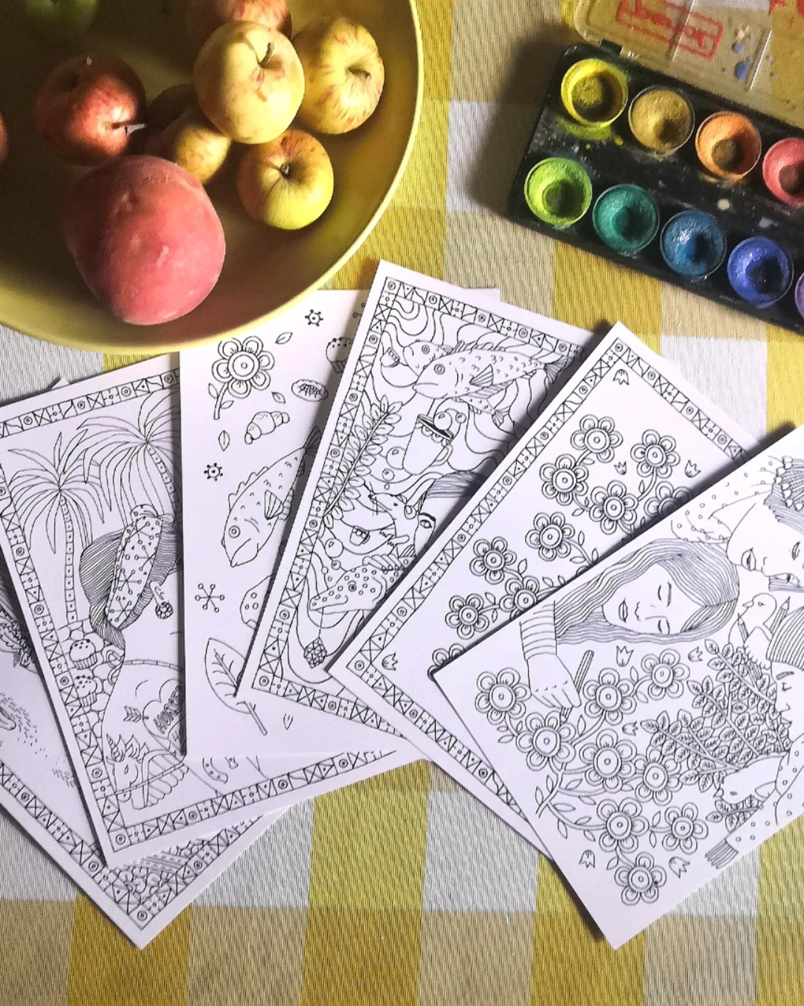 Coloring Card Bundle