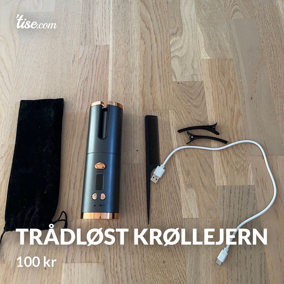 Trådløst krøllejern