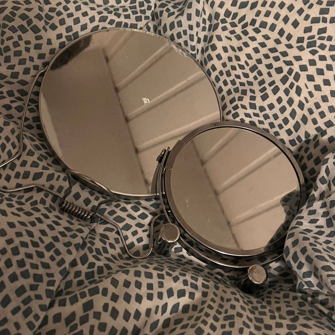 2 vanity mirrors