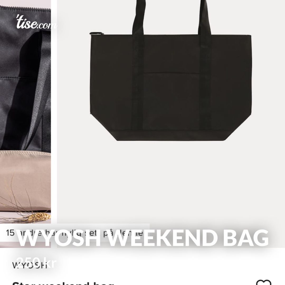 Wyosh weekend bag