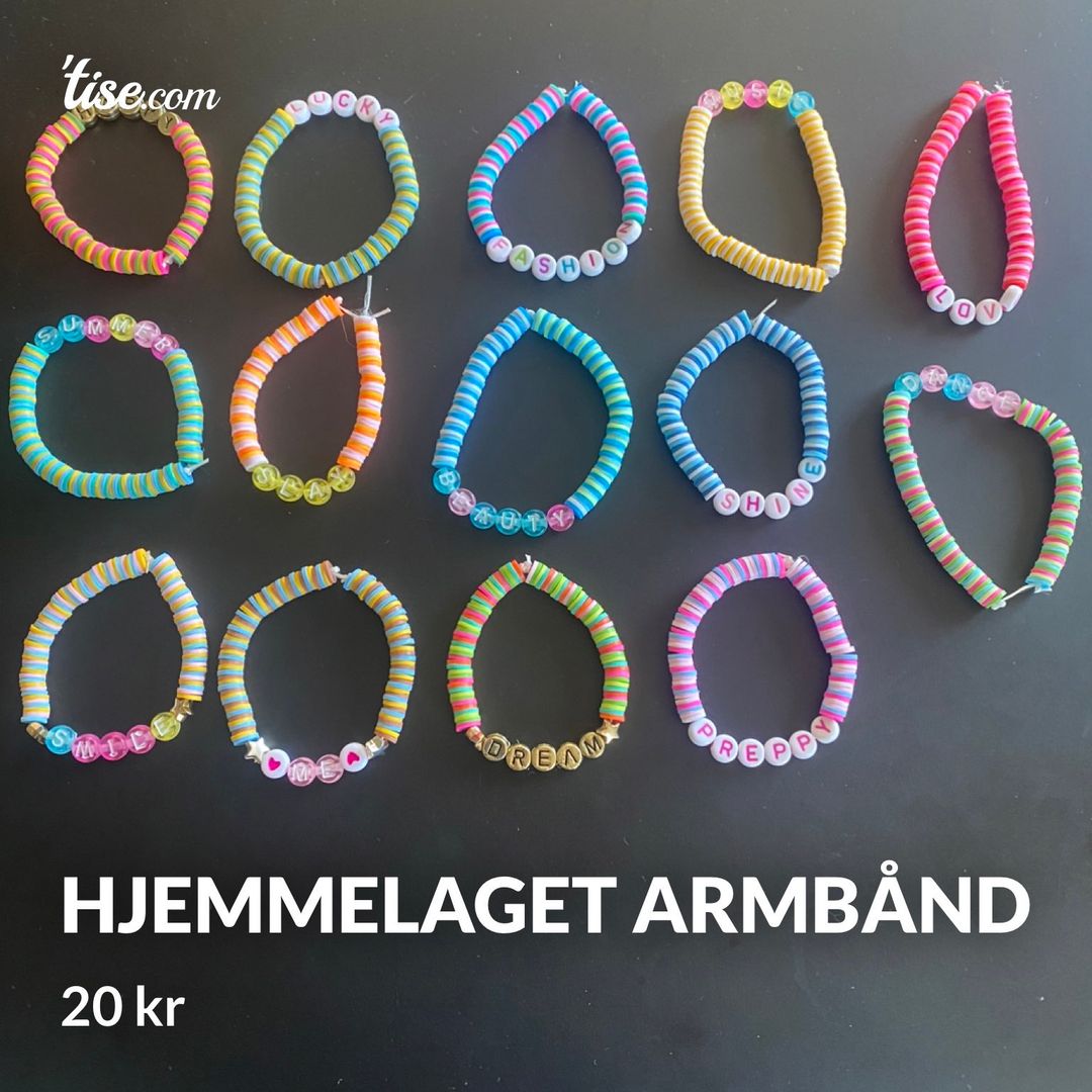 Hjemmelaget armbånd