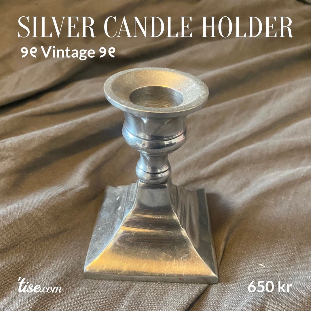 Silver Candle holder