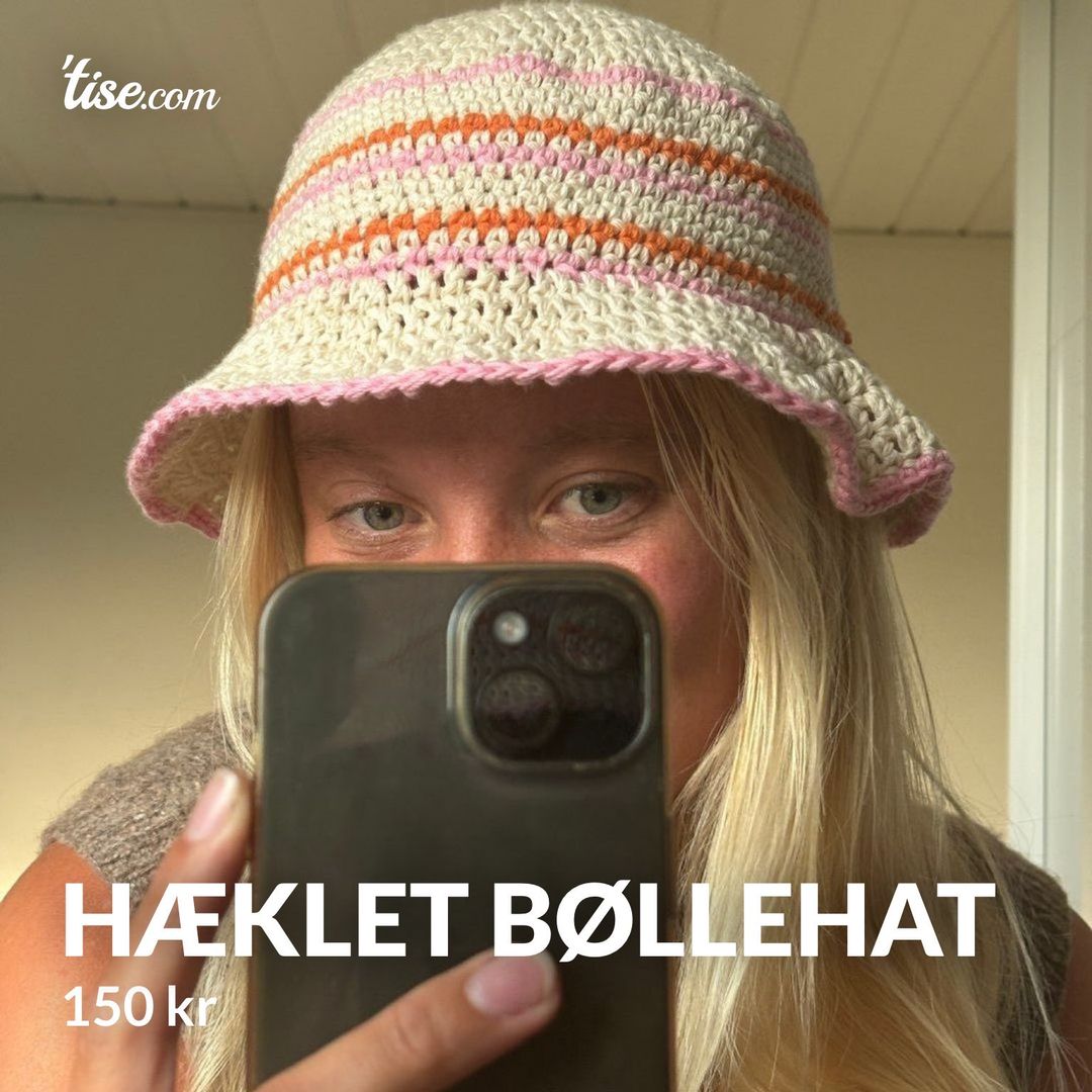 Hæklet bøllehat