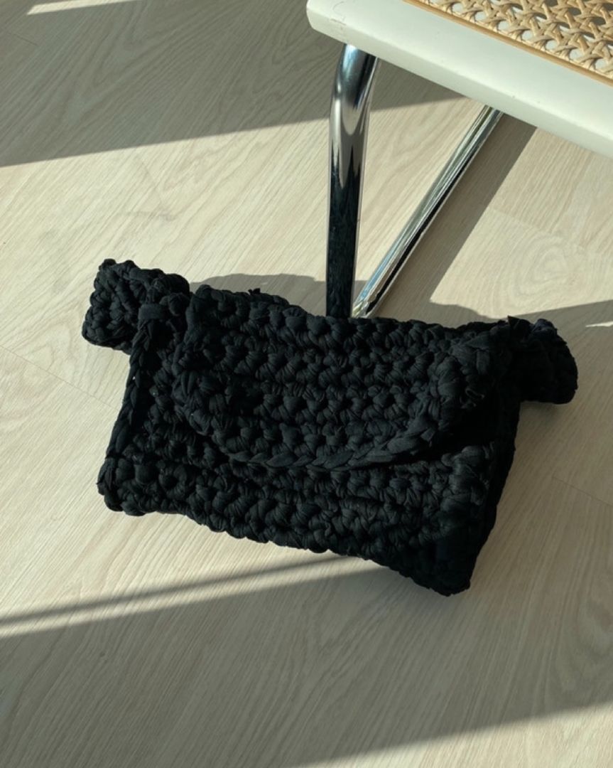 Hæklet crossbody bag