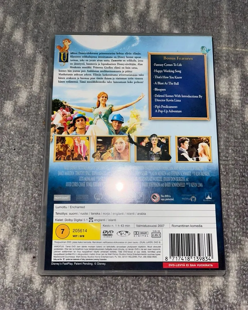 Lumottu dvd