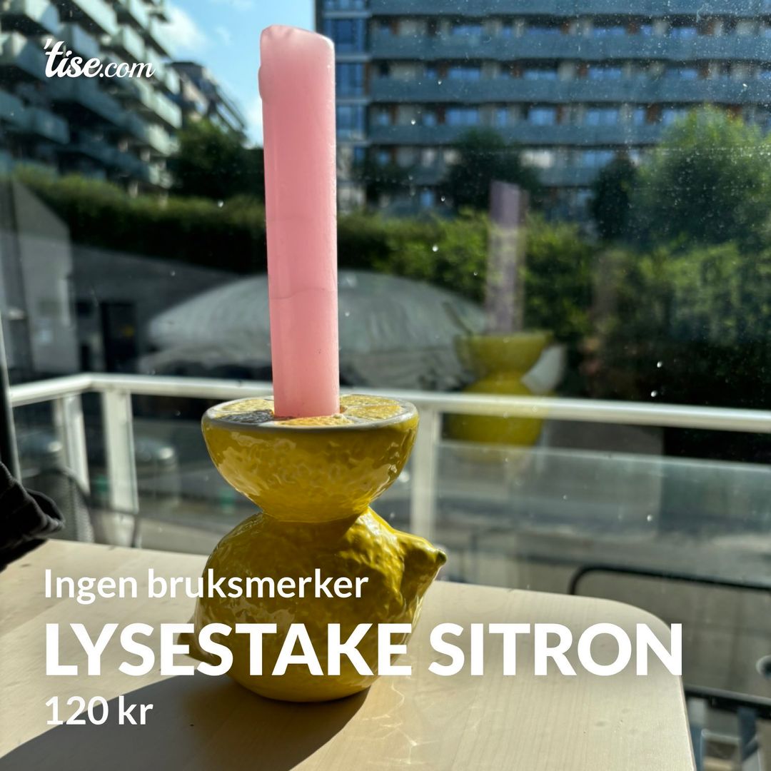 Lysestake sitron