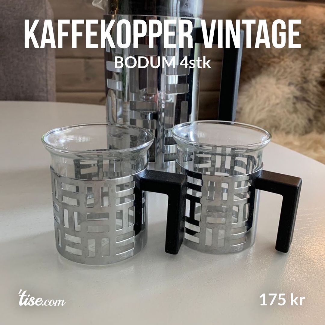 kaffekopper vintage