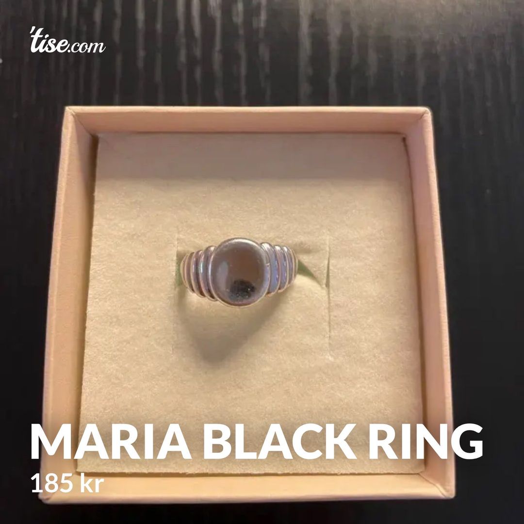 Maria black ring