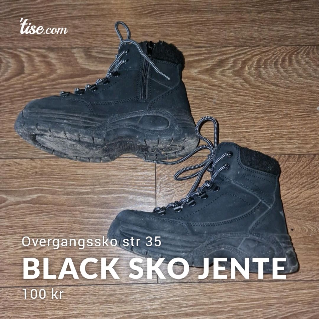 Black Sko Jente