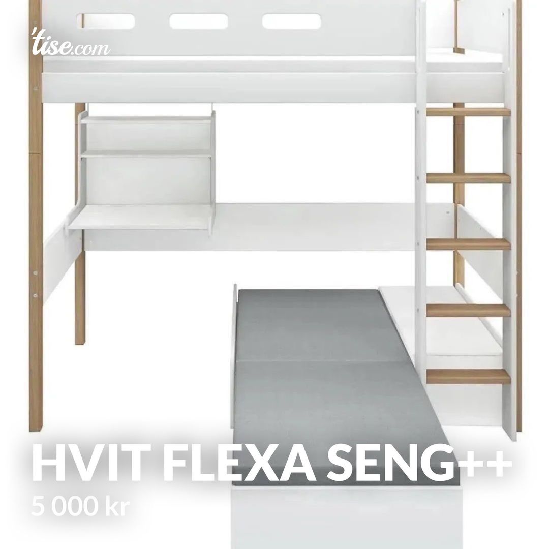 Hvit flexa seng++