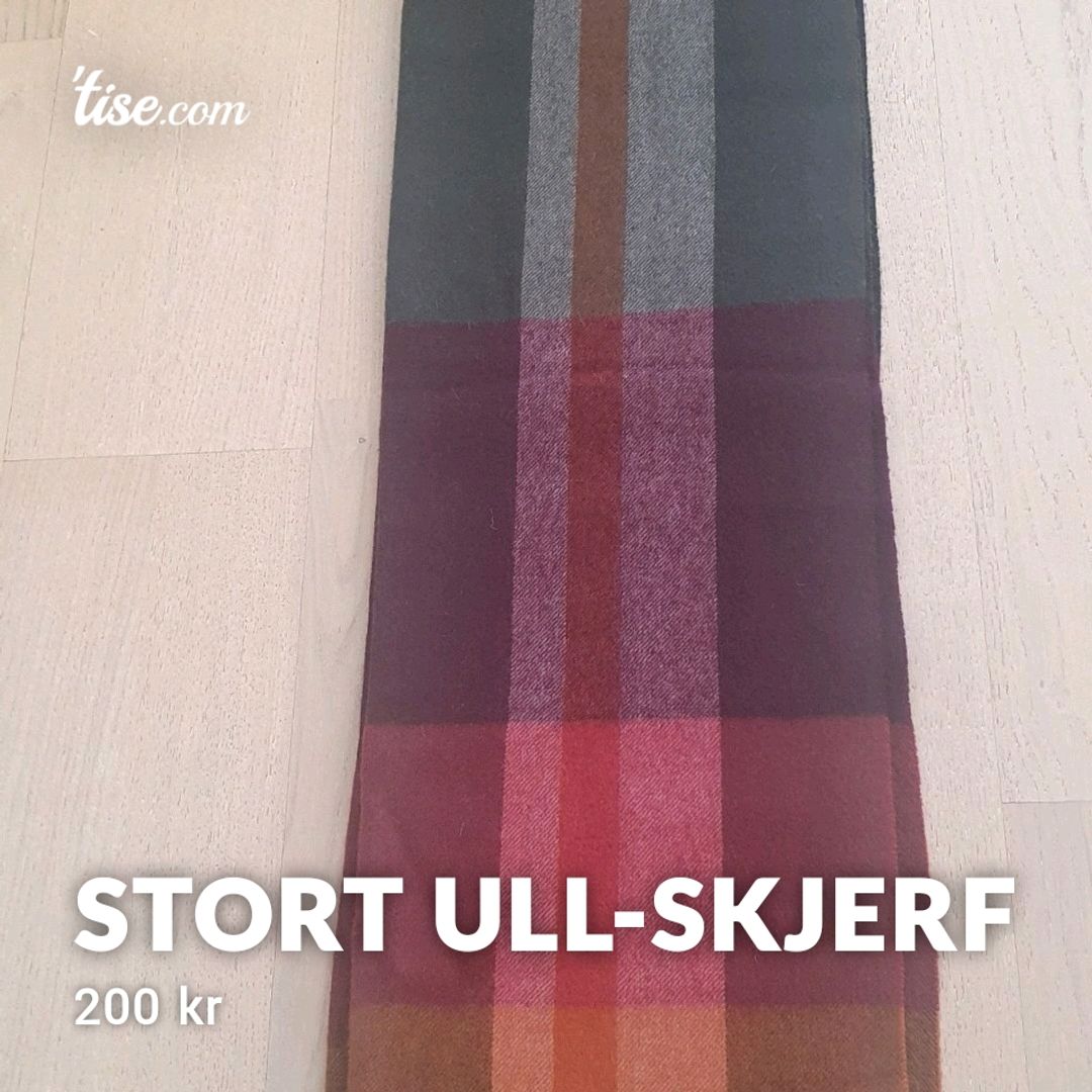 Stort Ull-skjerf